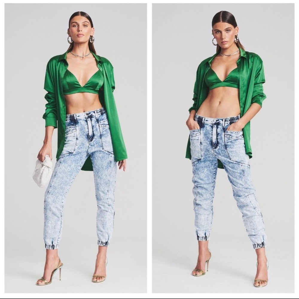 Retrofete Acid Wash Jogger Jeans